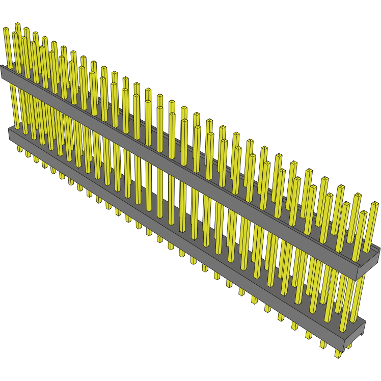 Samtec-DW-30-12-L-D-625-LL Cabezales del conector y receptáculos PCB Conn Board Stacker HDR 60 POS 2.54mm Solder ST Top Entry Thru-Hole Bulk