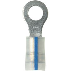 Panduit-PK14-10R-C Terminales del conductor Ring Tongue Terminal 14-16AWG Copper Natural/Blue Stripe 22.1mm Tin Bottle