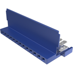 Amphenol Communications Solutions-65801-013LF Steckverbinder, FFC-FPC Clincher™ Flex Connectors, Receptacle Assembly, Single Row, 13 Positions, 2.54mm (.100in) Pitch