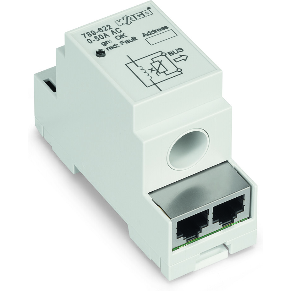 WAGO-789-622 Interface de capteur et détecteur Current Sensor with Bus Connection in DIN-Rail Mountable Enclosure Signal Conditioners