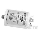 TE Connectivity-16WGD7 Starkstromleitungsfilter Power Line Filter 50Hz/60Hz 16A 250VAC Quick Connect Panel Mount