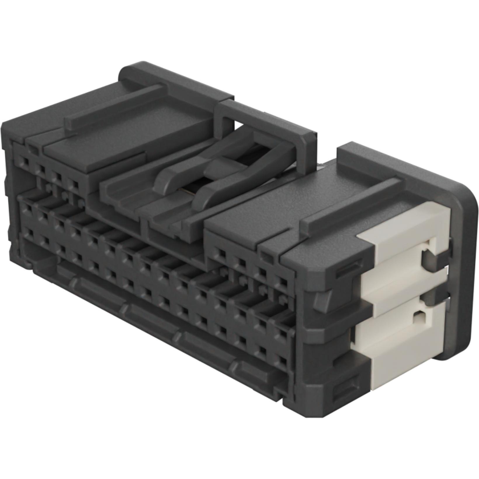 Molex-0349590392 Custodia filo connettore dedicato Conn Housing RCP 38 POS 2mm Crimp ST Cable Mount Dark Gray Mini50 Bag