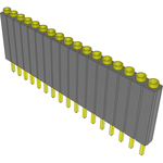 Conn Socket Strip SKT 17 POS 2.54mm Solder ST Top Entry Thru-Hole Bulk