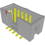 Conn Shrouded Header (4 Sides) HDR 10 POS 2.54mm Solder ST Top Entry SMD Tube