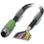 Cable Assembly Circular 1.5m 26AWG M12 Circular 17 Straight