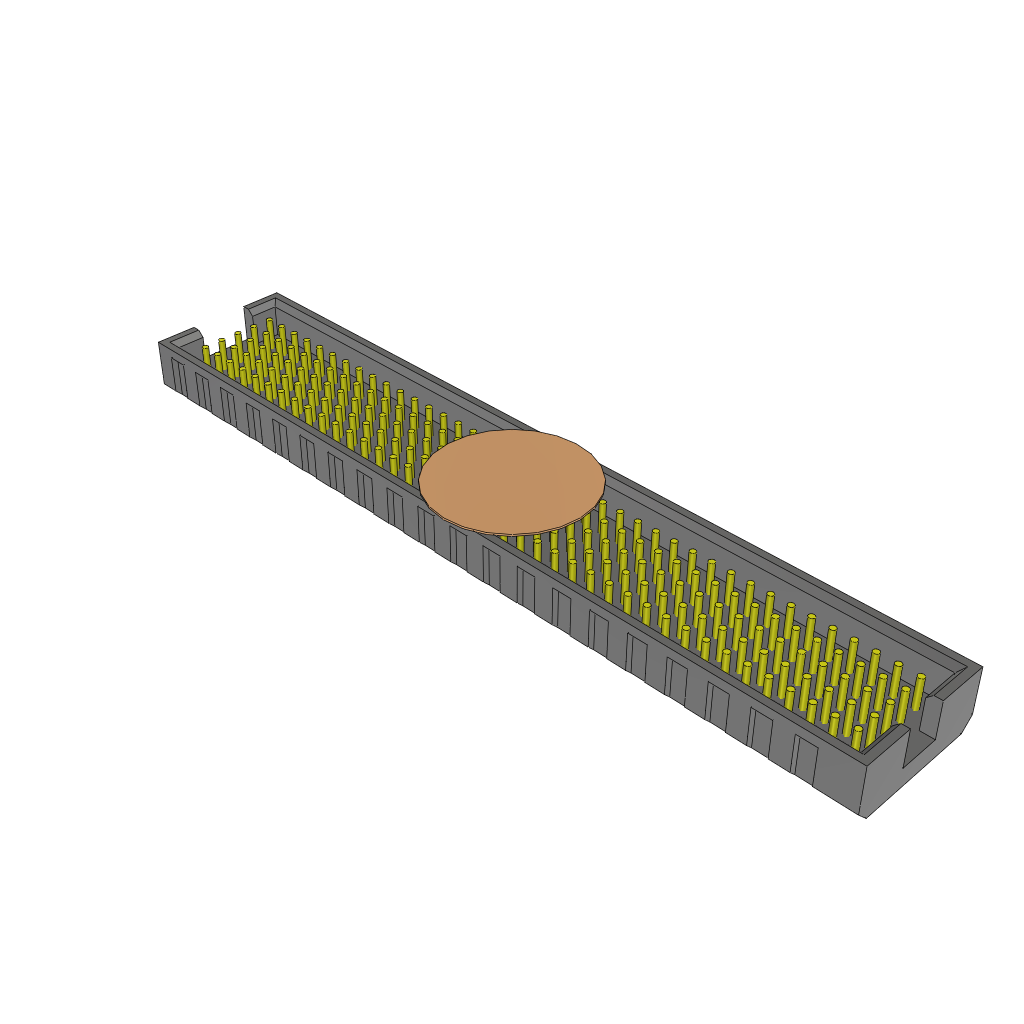 Samtec-YFT-40-05-H-05-SB-K-TR Steckverbinderleisten und Leiterplattenbuchsen Conn Array Terminal HDR 200 POS 1.27mm Solder ST SMD T/R