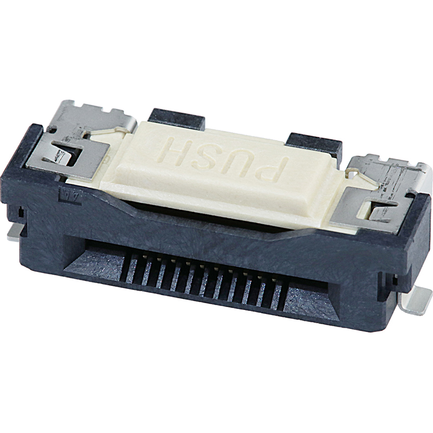 Molex-2004850010 Connector FFC-FPC Conn FFC Connector SKT 10 POS 0.5mm Solder RA SMD T/R