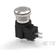 TE Connectivity-AVH19LSFE3241604 Botón pulsador Switch Push Button ON ON SPDT Flush Round Button 16A 125VAC Locking Panel Mount Quick Connect Loose
