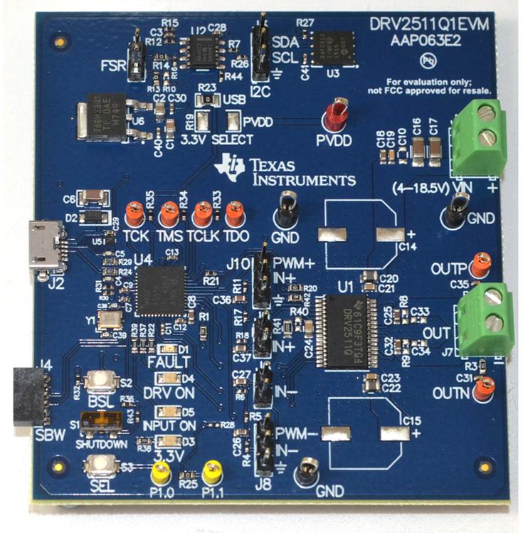 Texas Instruments-DRV2511Q1EVM Power Management Development Boards and Kits DRV2511Q1 Motion Motor Control Evaluation Board Automotive AEC-Q100