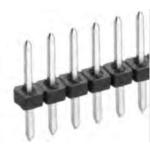 Conn Unshrouded Header HDR 3 POS 2mm Solder ST Top Entry Thru-Hole