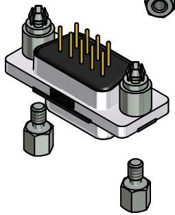 CONEC-15-006493 Steckverbinder, D-Sub Conn D-Sub SKT 9 POS 1.37mm Solder ST Thru-Hole 9 Terminal 1 Port