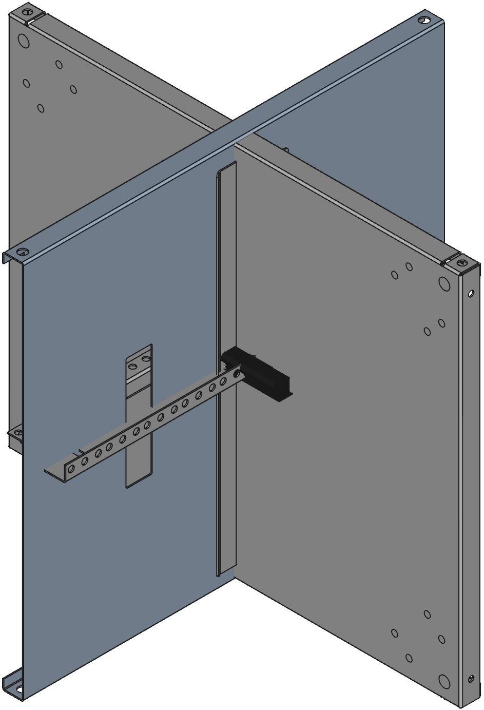 Hammond Manufacturing-RCHS1901717LG1 Kästen, Gehäuse und Gestelle Light Gray Steel Rack Mount Cabinet