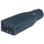 Belden-STAS 4 N SCHWARZ / BLACK Steckverbinder Rectangular Field Attachable Power Connector