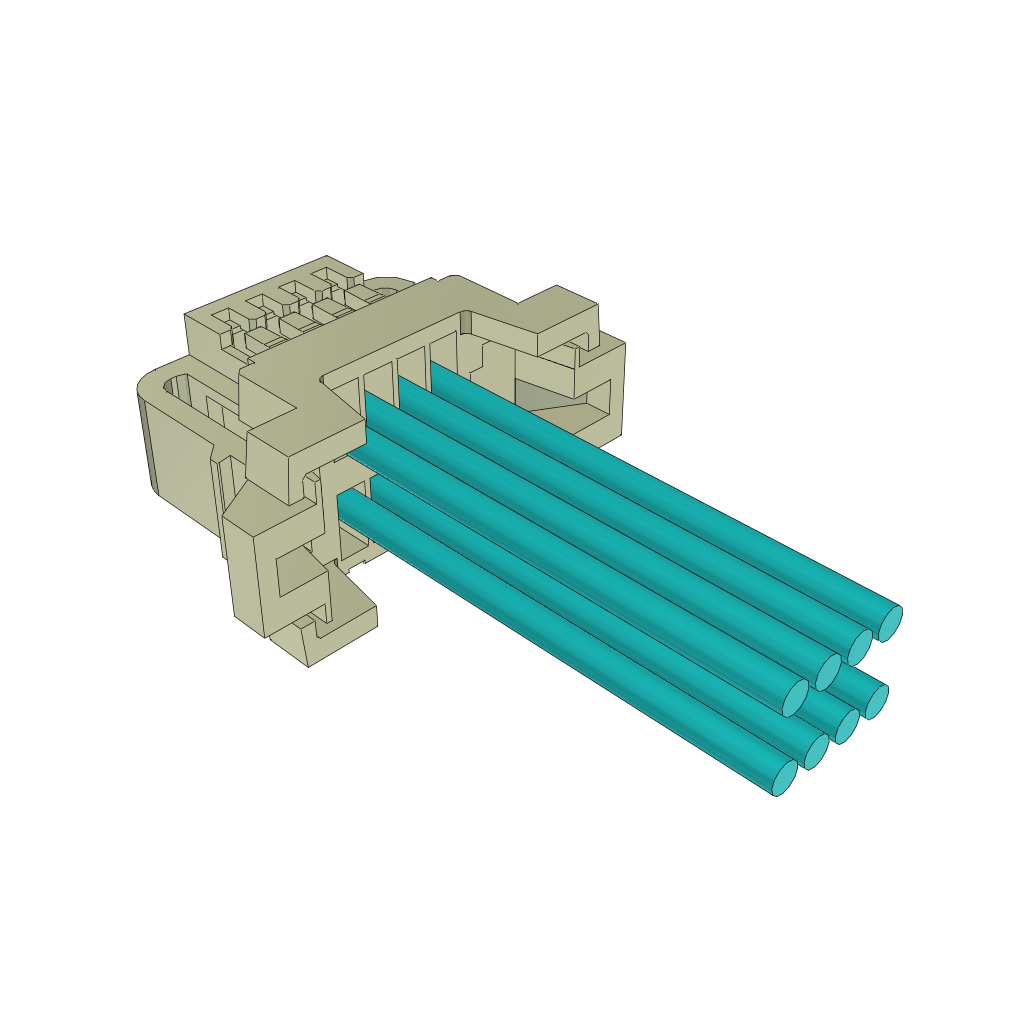 Samtec-S1SDT-04-28-GF-09.00-L Assemblaggio cavo Altro Cable Assembly Discrete Wire 0.228m 28AWG Socket Strip 8 POS SKT Crimp Micro Mate™ Bag