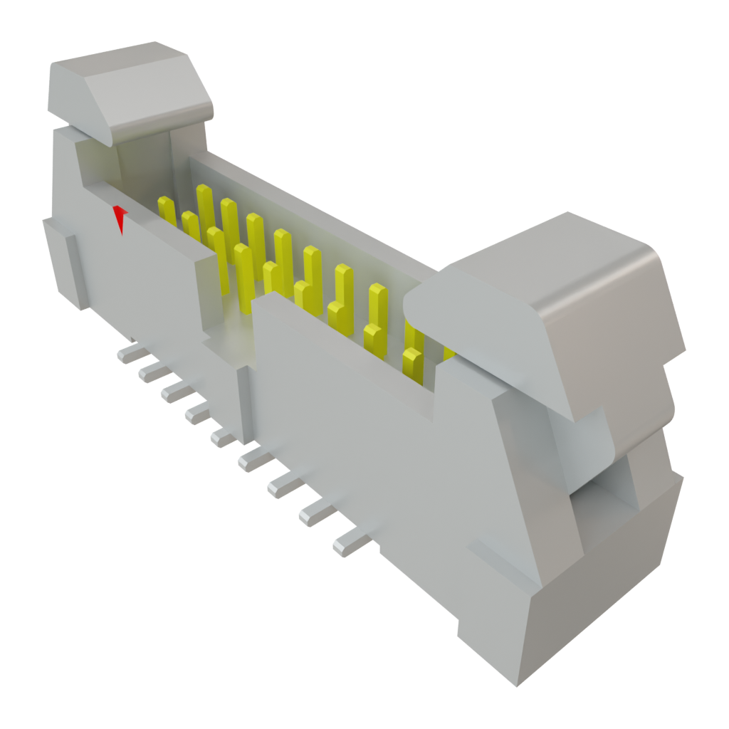 Samtec-EHT-109-01-S-D-SM Cabezales del conector y receptáculos PCB Conn Ejector Header HDR 18 POS 2mm Solder ST Top Entry SMD Tube