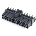 Conn Housing RCP 22 POS 4.2mm Crimp ST Cable Mount Black Bag