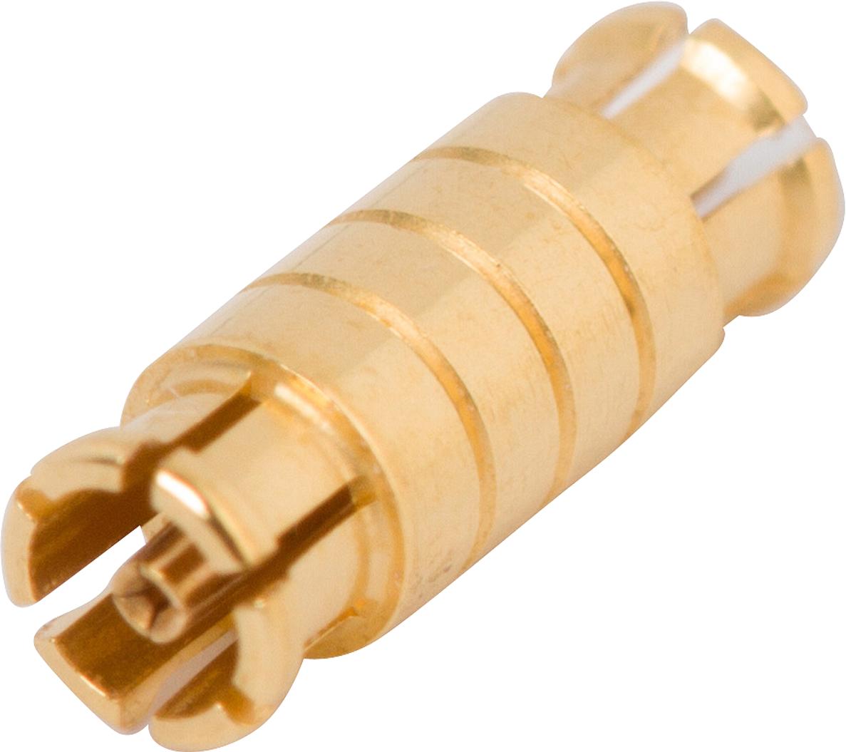Amphenol SV Microwave-1138-4004 Connector RF Conn SMPS Adapter 0Hz to 100GHz 50Ohm ST F/F Gold Over Nickel Tray