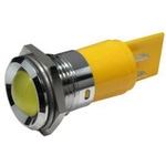 CML Innovative Technologies-195A1252MUC Panel Mount Indicators LED Panel Mount Indicator Uni-Color Yellow 350mcd 4-Pin
