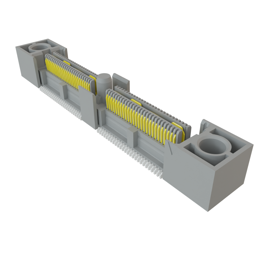 Samtec-QFS-052-04.25-L-D-A-GP 连接器插头及 PCB 插座 Conn Micro High Speed Socket Strip SKT 104 POS 0.635mm Solder ST Top Entry SMD Tray