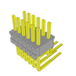 Conn Unshrouded Header HDR 12 POS 1.27mm Solder RA Side Entry Thru-Hole Bulk