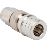 Conn QMA-SMA Adapter 0Hz to 18GHz 50Ohm ST PL/PL Gold