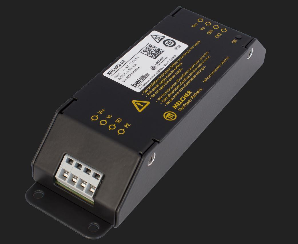 Bel Power Solutions-XRCM60-12 Convertidor de CC a CC y módulo del regulador de conmutación Module DC-DC 110VIN 1-OUT 12V 5A 60W 8-Pin