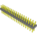 Conn Unshrouded Header HDR 38 POS 2.54mm Solder ST Top Entry Thru-Hole Bulk