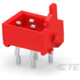 TE Connectivity-215464-4 Connector Headers and PCB Receptacles Conn Shrouded Header (4 Sides) HDR 4 POS 1.27mm Solder ST Top Entry Thru-Hole Reel