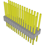 Conn Unshrouded Header HDR 30 POS 1.27mm Solder ST Thru-Hole Tube