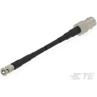 TE Connectivity-2483216-2 同轴电缆组件 CABLE ASSEMBLY BNC JACK STRAIGHT TO HIGH-DENSITY BNC PLUG STRAIGHT, 1694A, 12" (304.80 mm)