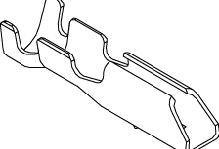 Molex-0357160310 Contact de raccordement Contact SKT Crimp ST Cable Mount 18-20AWG T/R