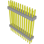 Conn Board Stacker HDR 24 POS 2mm Solder ST Top Entry Thru-Hole Bulk