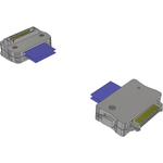 Cable Assembly Coaxial 0.2m 34AWG Board to Board to Board to Board F-M EDGE RATE® Bag