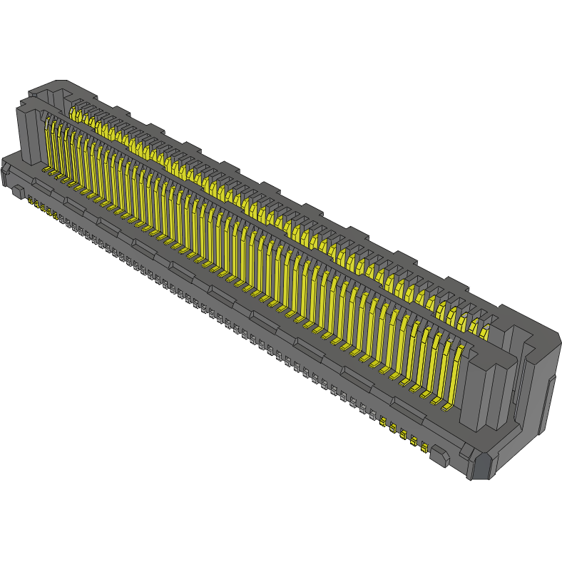 Samtec-LSHM-150-03.0-L-DV-A-N-TR 连接器插头及 PCB 插座 Conn Socket and Terminal Strip HDR/SKT 100 POS 0.5mm Solder ST Top Entry SMD Razor Beam™ T/R