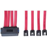 Cable Assembly SAS 1m SFF-8484 to 4SATA 32 to 7 POS M-M Carton
