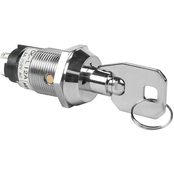 NKK Switches-CKL12ATW01-021 Interruttore con serratura CK-Series High Security Keylocks