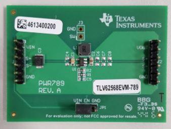Texas Instruments-TLV62569EVM-789 Cartes et kits de développement de gestion de la puissance TLV62569 DC to DC Converter and Switching Regulator Chip 1.8V Output Evaluation Board