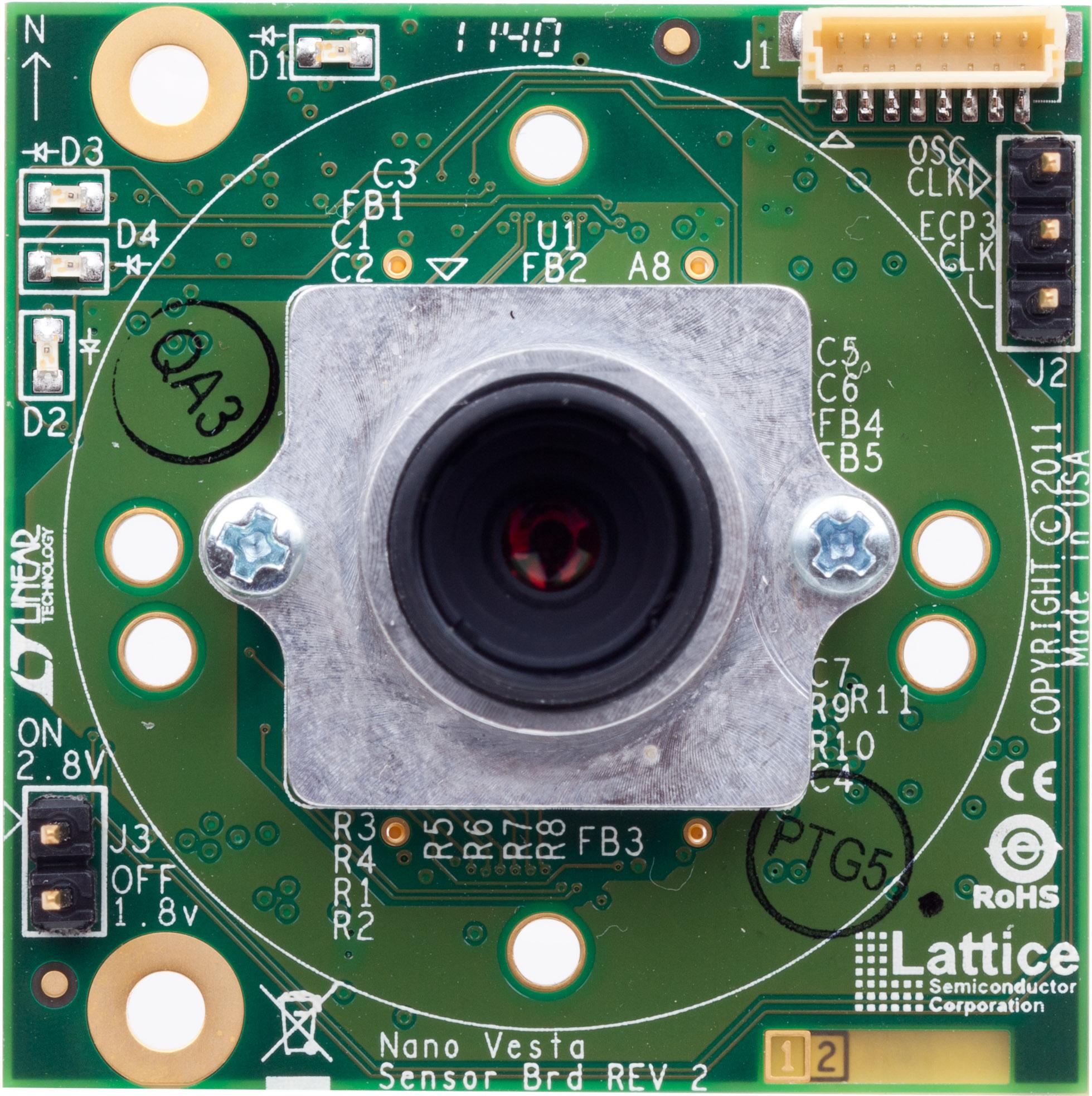 Lattice Semiconductor-LF-9MT024NV-EVN Sensor Development Boards und Kits MT9M024 Image Sensor Head Board