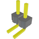 Conn Unshrouded Header HDR 2 POS 2.54mm Solder RA Side Entry Thru-Hole Bulk