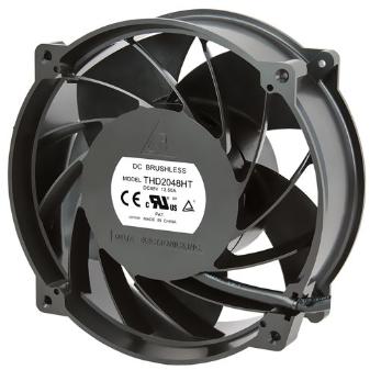 Delta Electronics-THD2048HT Sopladores y ventiladores DC Fan Axial Ball Bearing 48V 36V to 75V 1026.8CFM 78dB 208 X 70mm