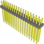 Conn Unshrouded Header HDR 36 POS 2.54mm Solder ST Top Entry Thru-Hole Bulk