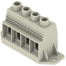 Weidmuller-1047390000 Bloques terminales del conector Conn Terminal Block 4 POS 3.8mm/11.2mm Solder RA Thru-Hole 126A Box