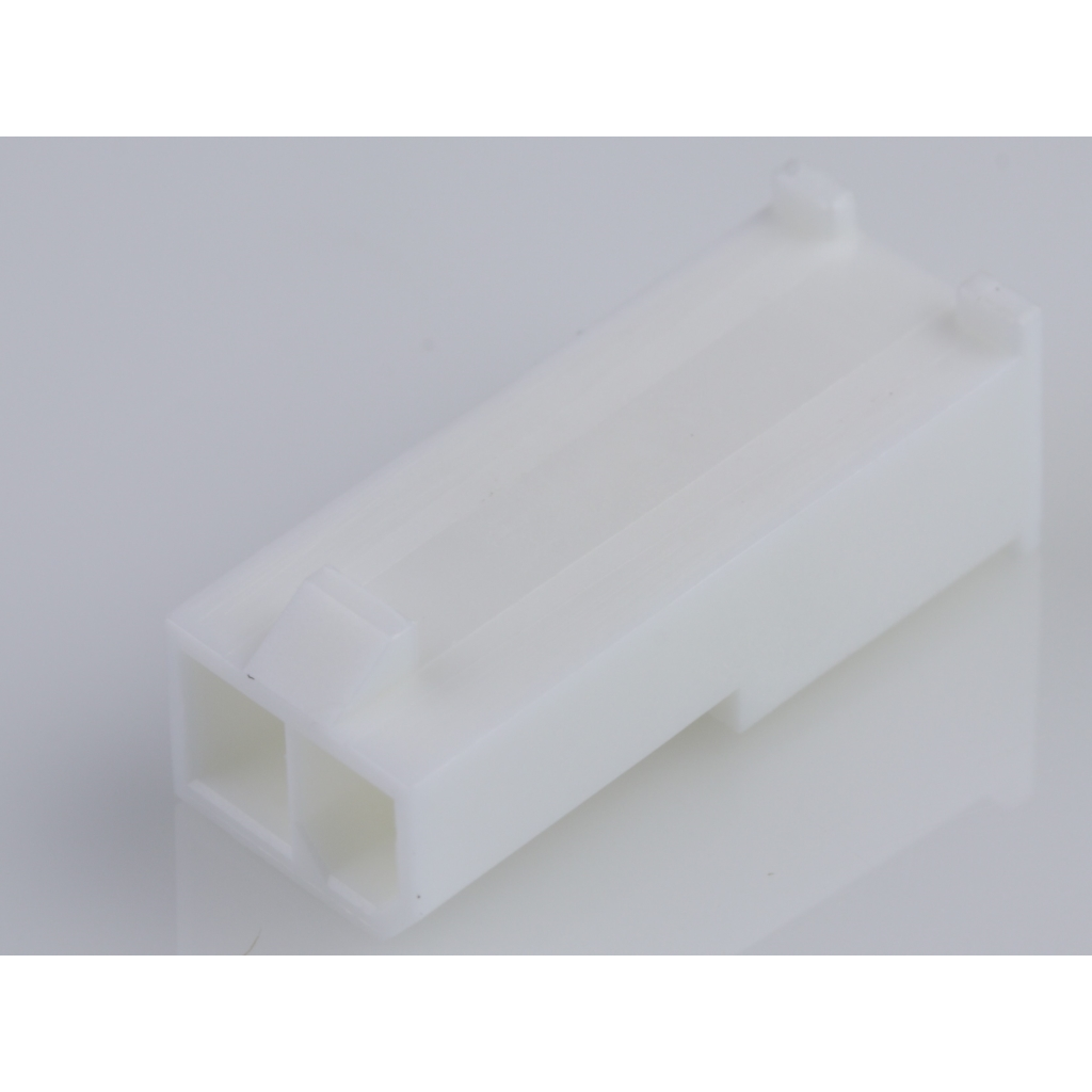 Molex-0469990658 Connector Discrete Wire Housing Conn Housing PL 2 POS 4.2mm Crimp ST Cable Mount Natural Mini-Fit Jr.™ Bag