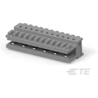 TE Connectivity-3-966481-1 Conector de borde de tarjeta Conn Card Edge F 11 POS 2.5mm IDT RA Cable Mount