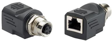 Panduit-ICAM12DRJS 连接器 － 其他 Conn RJ-45/M12 Circular Adapter F/F 8/4 POS ST Bag