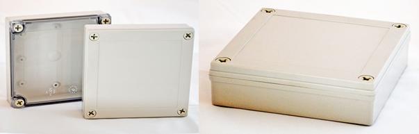 Bud Industries-PIP-11766 Cajas, compartimentos y anaqueles Light Gray Fiberglass/Polycarbonate Wall Mount NEMA Sheet Metal Box