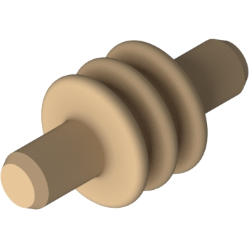 Delphi-15305172 Accesorios del conector Connector Accessories Seal Straight Tan