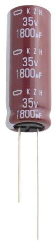 United Chemi Con-EKZH350ELL152ML20S Kondensator, Aluminium Cap Aluminum Lytic 1500uF 35V 20% (16 X 20mm) Radial 7.5mm 3.25A 6000h 105°C Bulk