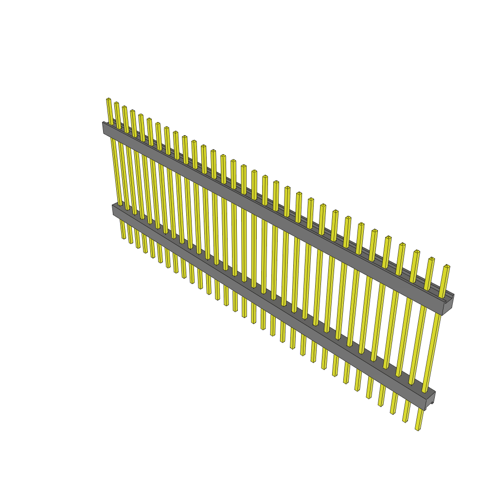 Samtec-ZW-32-19-T-S-875-250 连接器插头及 PCB 插座 Conn Board Stacker HDR 32 POS 2.54mm Solder ST Top Entry Thru-Hole Bulk