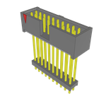 Conn Elevated Shrouded Header HDR 20 POS 2.54mm Solder ST Top Entry Thru-Hole Bulk